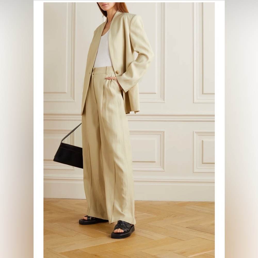Loulou studio Menak pleated trousers